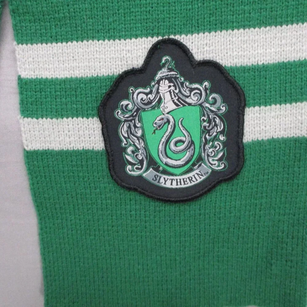 Harry Potter Slytherin Scarf Green &‎ White One Size 60 in.